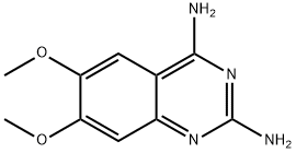 6,7-Dimethoxyquinazoline-2,4-diamine Struktur