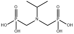 [(isopropylimino)dimethylene]bisphosphonic acid Struktur