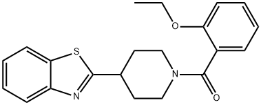 Piperidine, 4-(2-benzothiazolyl)-1-(2-ethoxybenzoyl)- (9CI) Struktur