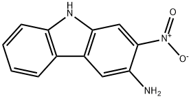 2-nitro-9H-carbazol-3-amine Struktur