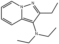 Pyrazolo[1,5-a]pyridin-3-amine, N,N,2-triethyl- (9CI) Struktur