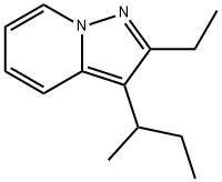 Pyrazolo[1,5-a]pyridine, 2-ethyl-3-(1-methylpropyl)- (9CI) Struktur