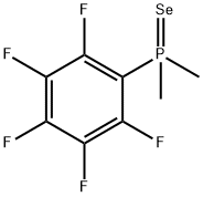 Dimethyl(pentafluorophenyl)phosphine selenide Struktur