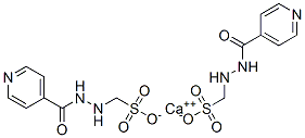 bis[2'-(sulphomethyl)isonicotinohydrazide], calcium salt  Struktur