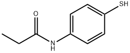 Propanamide,  N-(4-mercaptophenyl)- Struktur