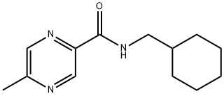 Pyrazinecarboxamide, N-(cyclohexylmethyl)-5-methyl- (9CI) Struktur