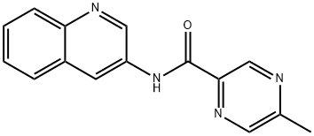 Pyrazinecarboxamide, 5-methyl-N-3-quinolinyl- (9CI) Struktur