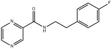 Pyrazinecarboxamide, N-[2-(4-fluorophenyl)ethyl]- (9CI) Struktur