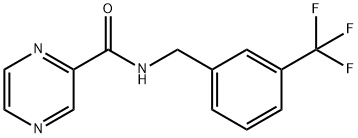 Pyrazinecarboxamide, N-[[3-(trifluoromethyl)phenyl]methyl]- (9CI) Struktur