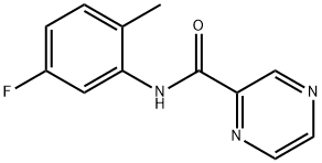 Pyrazinecarboxamide, N-(5-fluoro-2-methylphenyl)- (9CI) Struktur