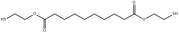 bis(2-mercaptoethyl) sebacate Struktur