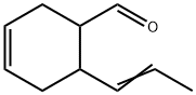 3-Cyclohexene-1-carboxaldehyde, 6-(1-propenyl)- (9CI) Struktur