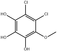 1,2,3-Benzenetriol, 4,5-dichloro-6-methoxy- (9CI) Struktur