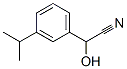 Benzeneacetonitrile, alpha-hydroxy-3-(1-methylethyl)- (9CI) Struktur