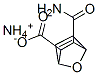 azanium 5-carbamoyl-7-oxabicyclo[2.2.1]hept-2-ene-6-carboxylate Struktur