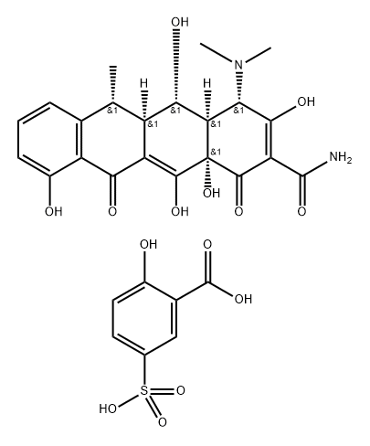 DOXYCYCLINE SULFO-SALICYLATE Struktur