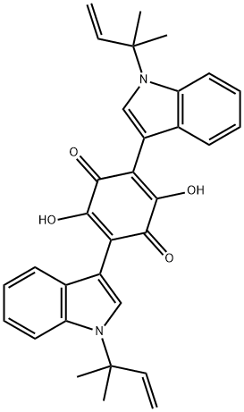 Asterriquinone Struktur