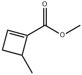 1-Cyclobutene-1-carboxylic acid, 4-methyl-, methyl ester (9CI) Struktur