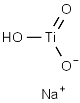 Monosodium titanate Struktur