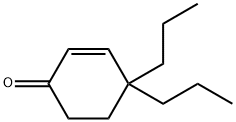 4,4-DIPROPYLCYCLOHEX-2-ENONE Struktur