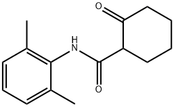 Cyclohexanecarboxamide, N-(2,6-dimethylphenyl)-2-oxo- (9CI) Struktur