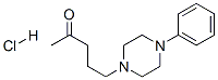 5-(4-phenyl-1-piperazinyl)pentan-2-one hydrochloride Struktur