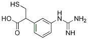 Benzeneacetic acid, 3-[(aMinoiMinoMethyl)aMino]-a-(MercaptoMethyl)-,(-) Struktur