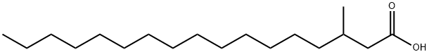 3-methylheptadecanoic acid Struktur