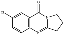 7-CHLORO-2,3-DIHYDROPYRROLO[2,1-B]QUINAZOLIN-9(1H)-ONE Struktur