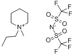 N-METHYL-N-PROPYLPIPERIDINIUM BIS(TRIFLUOROMETHANESULFONYL)IMIDE Struktur