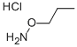 1-(AMMONIOOXY)PROPANE CHLORIDE Struktur