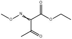 ethyl (2Z)-2-methoxyimino-3-oxo-butanoate Struktur