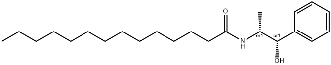 2-(N-myristoylamino)-1-phenyl-1-propanol Struktur