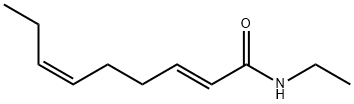 N-ETHYL(E)-2,(Z)-6-NONADIENAMIDE Struktur