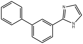 2-BIPHENYL-3-YL-1H-IMIDAZOLE Struktur