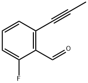 Benzaldehyde, 2-fluoro-6-(1-propynyl)- (9CI) Struktur