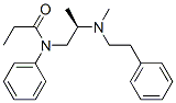 (-)-N-[(R)-2-[Methyl(2-phenylethyl)amino]propyl]-N-phenylpropanamide Struktur