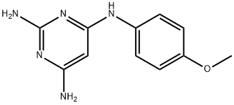 N4-(4-methoxyphenyl)pyrimidine-2,4,6-triamine Struktur