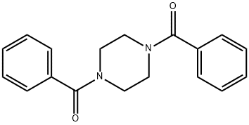 1,4-ジベンゾイルピペラジン 化學(xué)構(gòu)造式