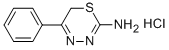 5-PHENYL-6H-1,3,4-THIADIAZIN-2-AMINE MONOHYDROCHLORIDE Struktur