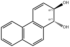 TRANS-1,2-DIHYDROXY-1,2-DIHYDROPHENANTHRENE Struktur