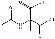 Propanedioic  acid,  (acetylamino)methyl-  (9CI) Struktur