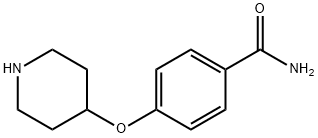 4-(PIPERIDIN-4-YLOXY)BENZAMIDE Struktur