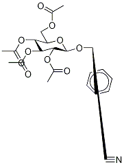 (S)-Prunasin Tetraacetate Struktur