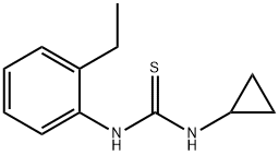 Thiourea, N-cyclopropyl-N-(2-ethylphenyl)- (9CI) Struktur