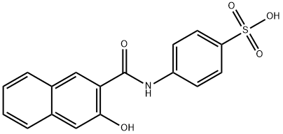 3-hydroxy-N-(4-sulfobphenyl)-2-naphthamide Struktur