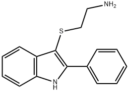 2-[(2-PHENYL-1H-INDOL-3-YL)THIO]ETHANAMINE Struktur