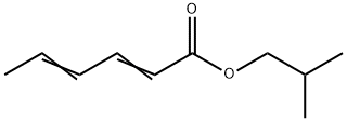 isobutyl hexa-2,4-dienoate Struktur