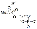 phosphoric acid, calcium magnesium strontium salt Struktur