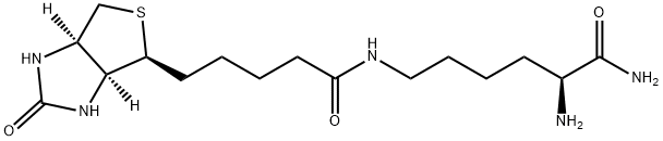 H-LYS(BIOTINYL)-NH2 Struktur